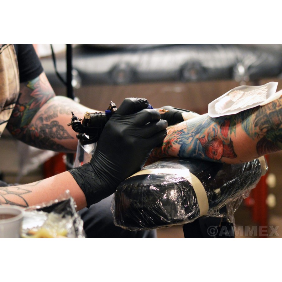 Soft Care Vivid Black Nitrile Gloves - Image 3