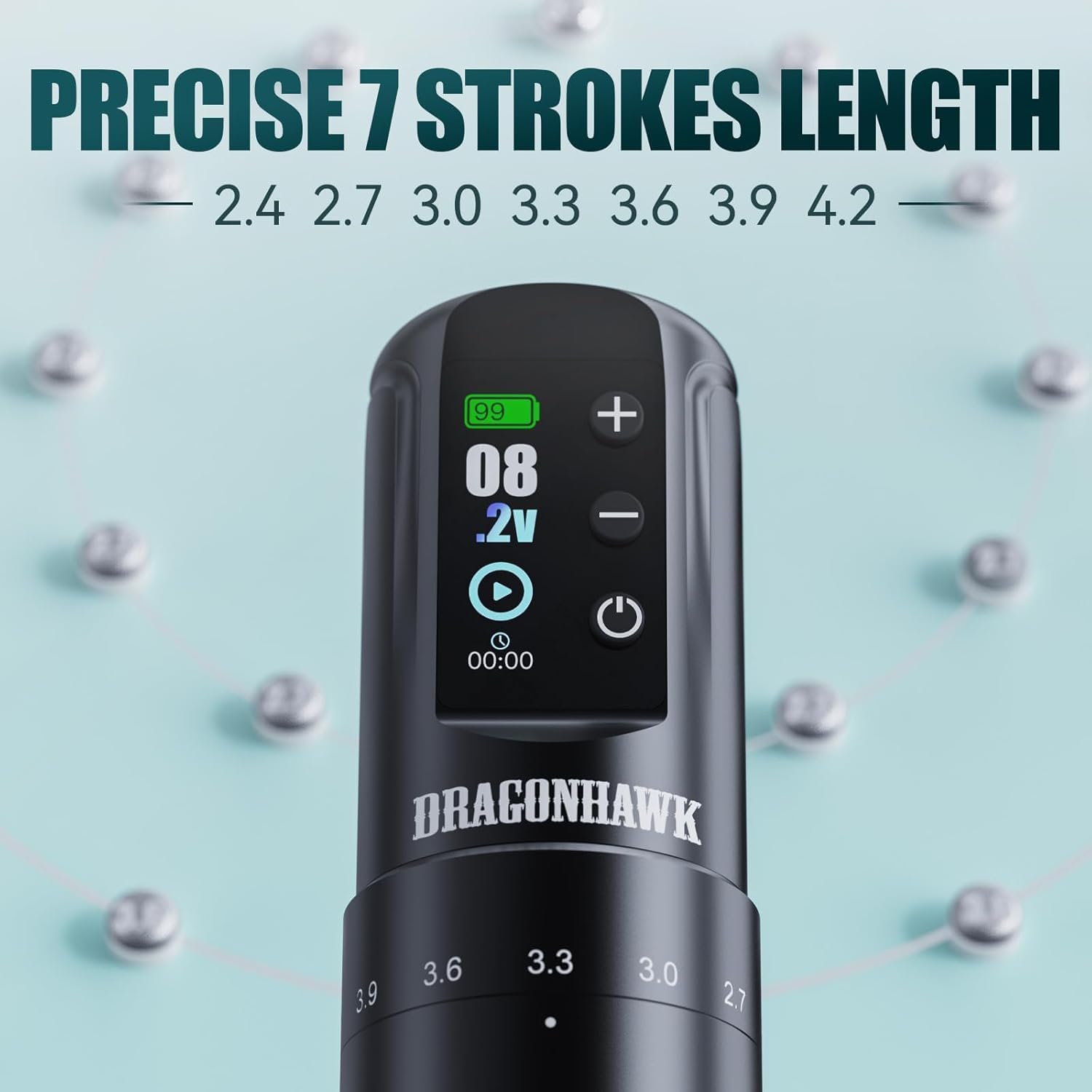 DRAGONHAWK L3 Wireless Pen Machine x2 Batteries - Image 4