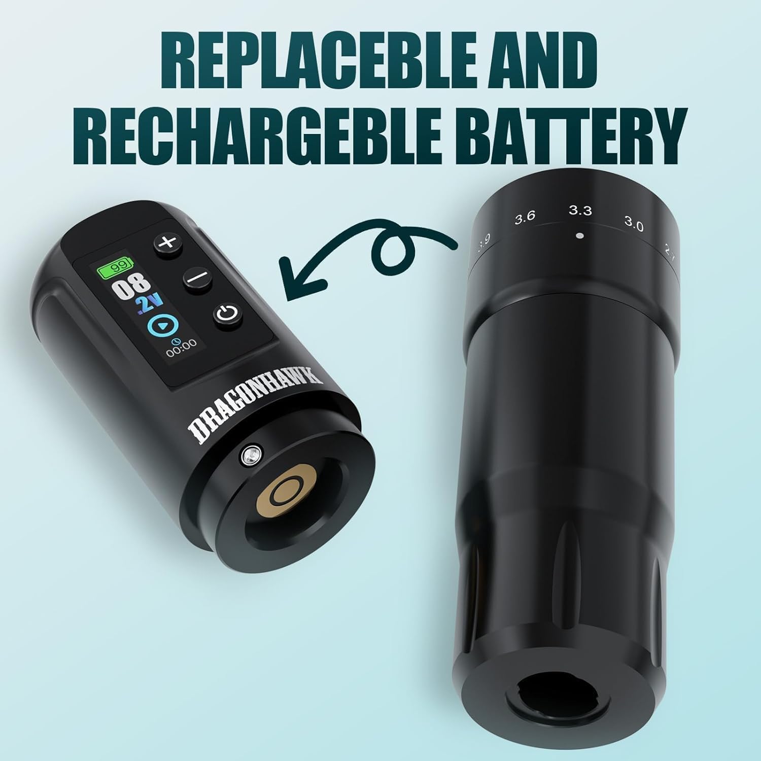 DRAGONHAWK L3 Wireless Pen Machine x2 Batteries - Image 2