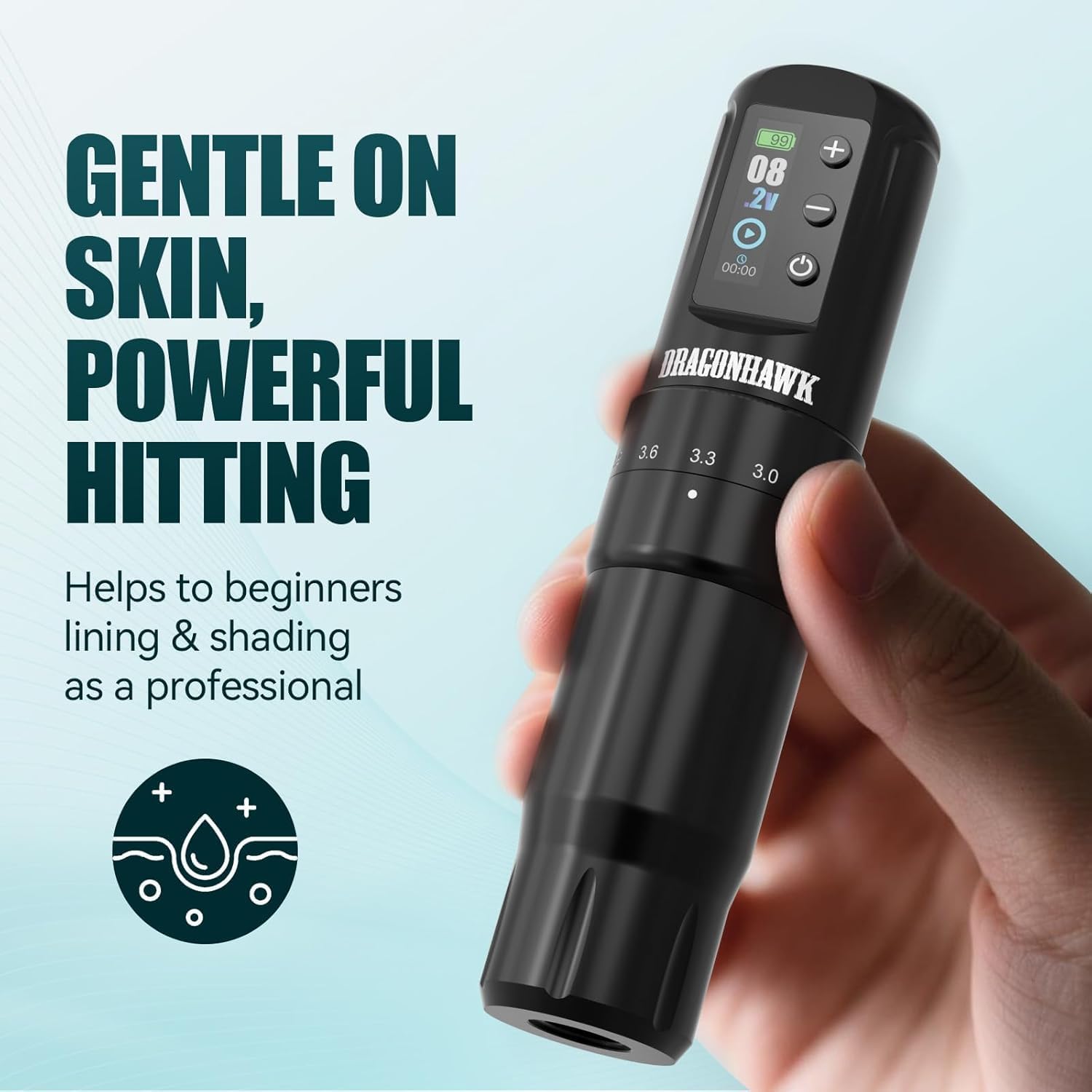 DRAGONHAWK L3 Wireless Pen Machine x2 Batteries - Image 3