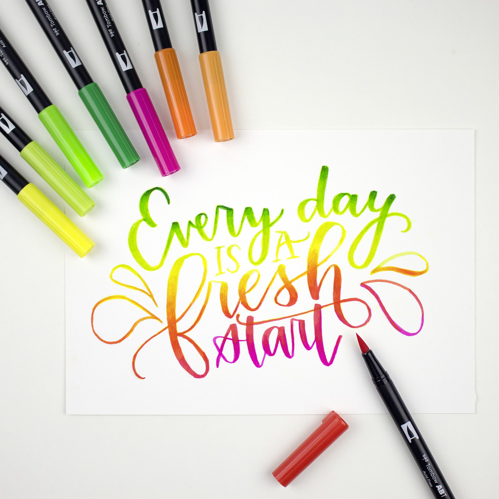 TOMBOW ABT Dual Brush Pen - DERMATEST - Image 2
